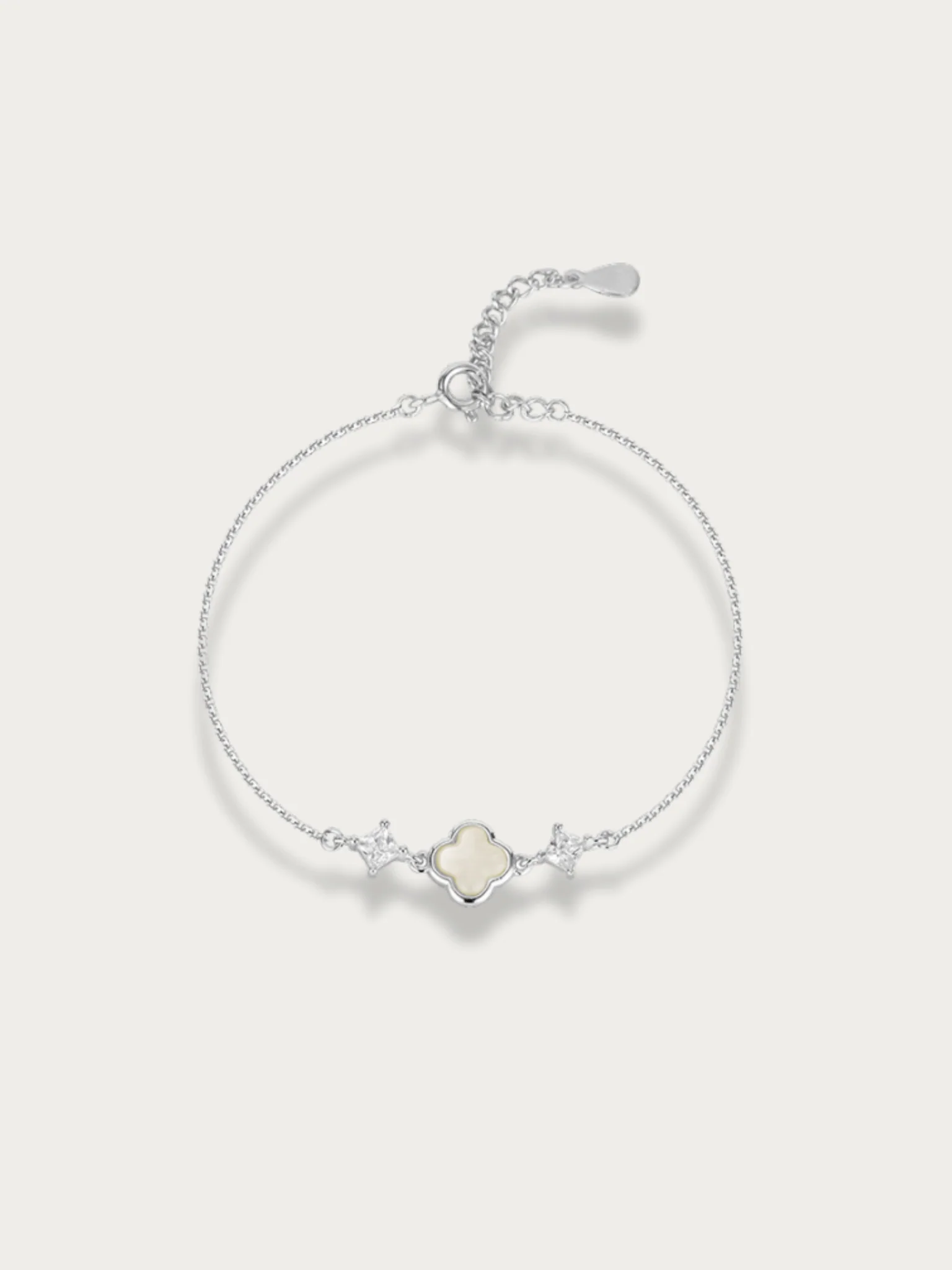 Celine Jade Clover Bracelet