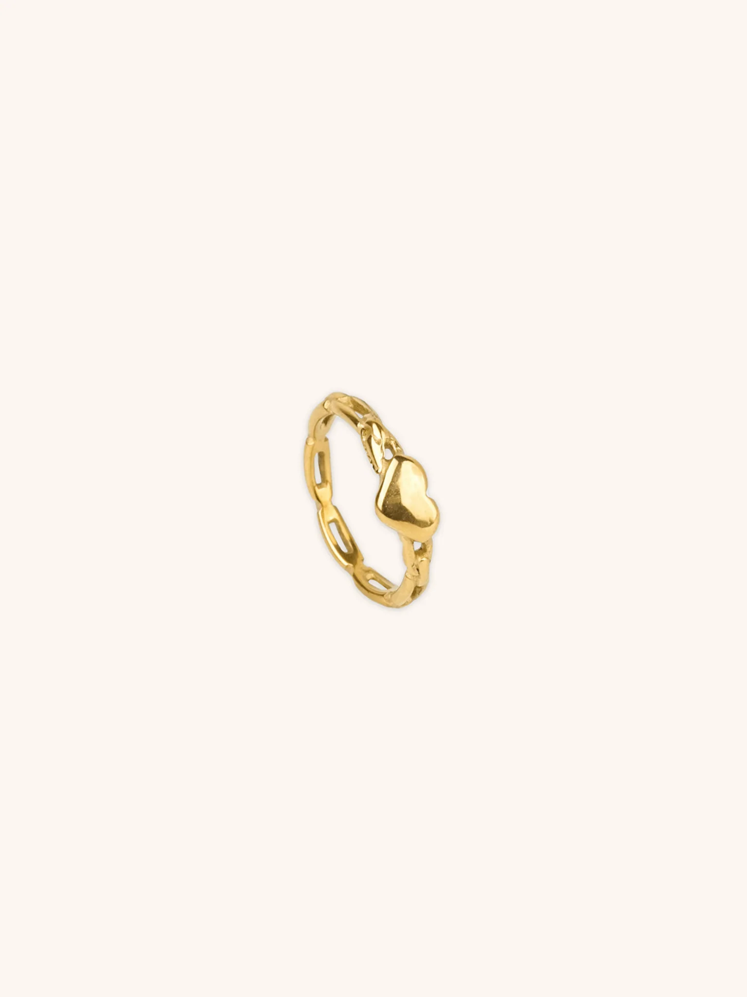 Heart Chain Ring