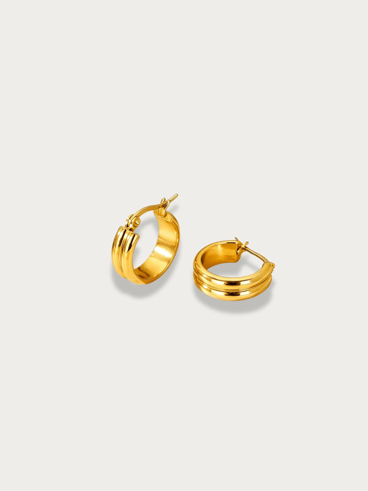 Rayon Hoop Earrings
