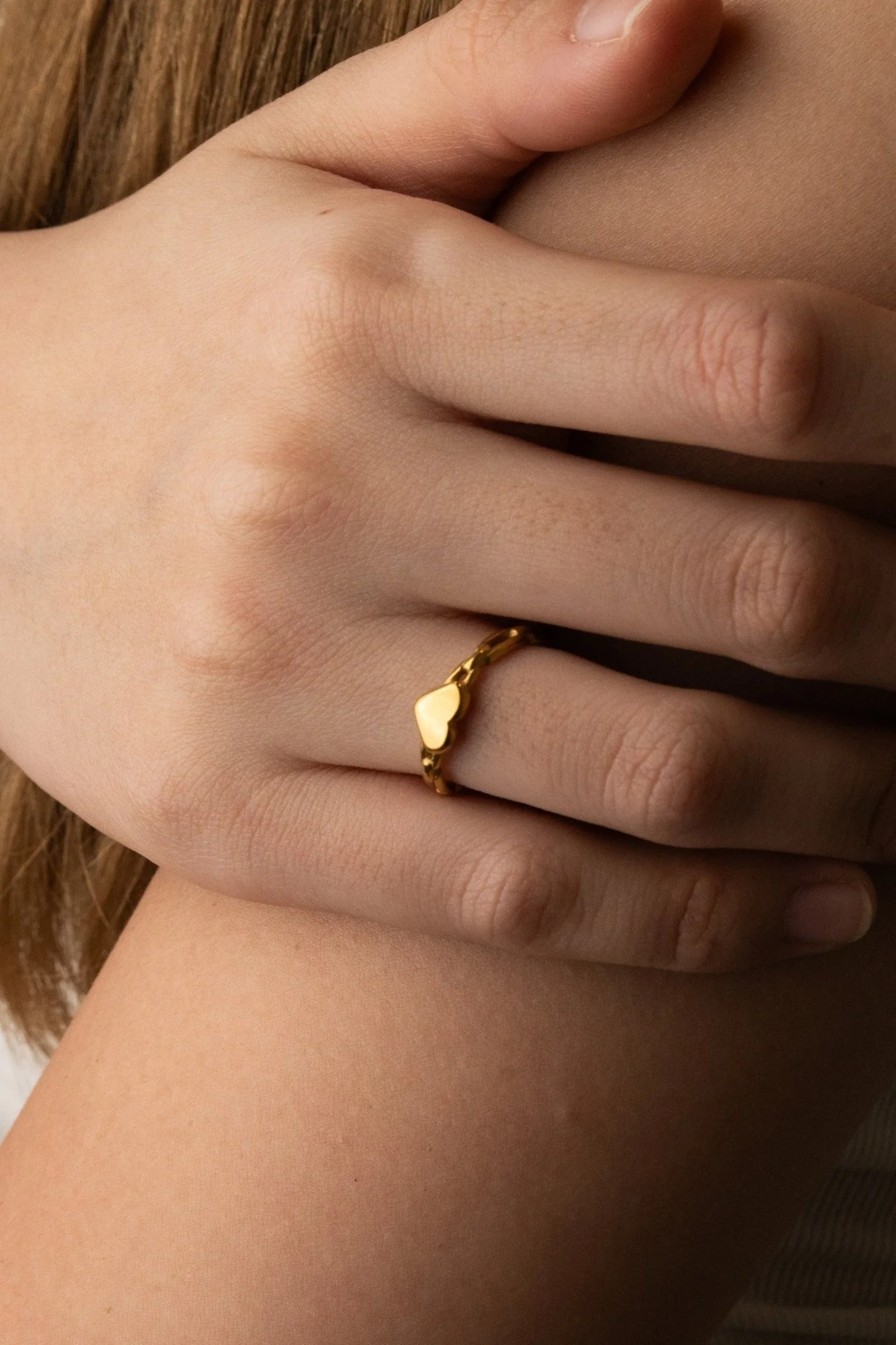 Heart Chain Ring - Image 2
